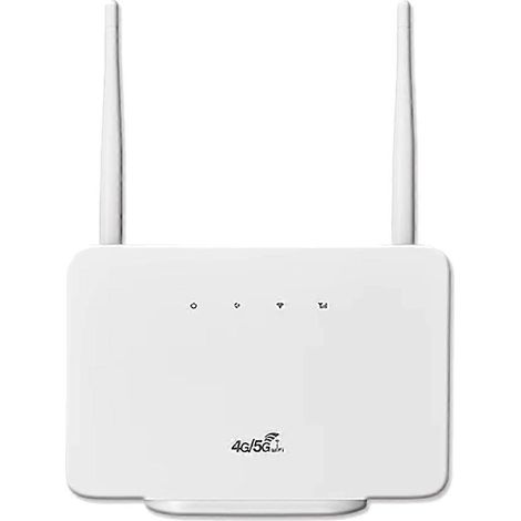 Routeur-modem 4G LTE CPE 300 Mbps avec point d'accès sans fil, antenne externe et emplacement pour carte SIM pour la maison et les voyages (1/5)