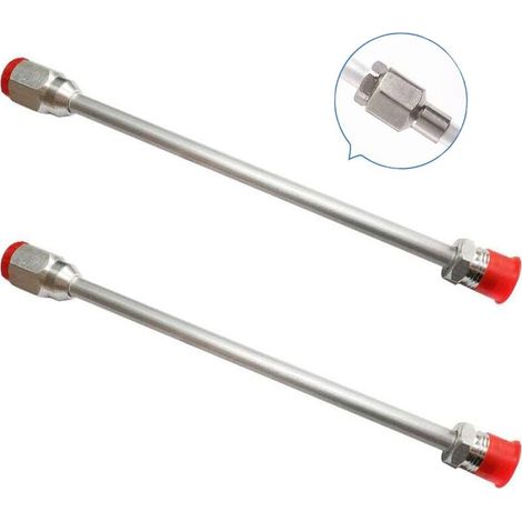 Pistolet à peinture airless avec 2 tiges de rallonge 30 cm – Alliage d'aluminium – Compatible Titan, Wagner, Graco – Pulvérisation uniforme (1/5)