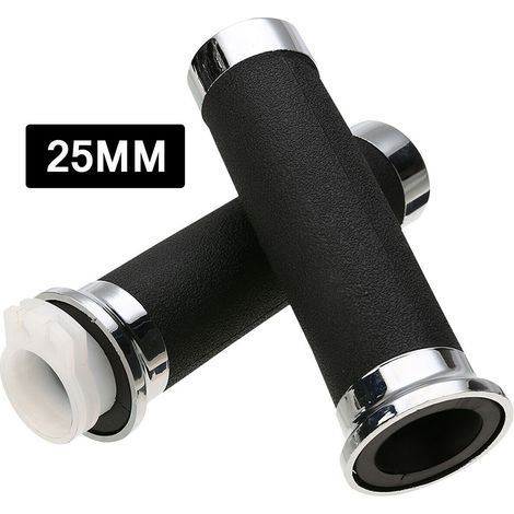 1 paire de poignées de guidon moto 25mm (1/4)