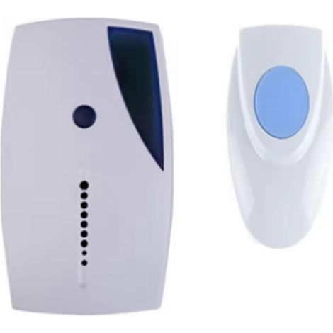 Drahtlose, ferngesteuerte Türklingel mit LED-Anzeige für Zuhause und Büro, Sicherheitstürklingelsystem (1/5)