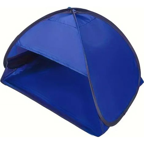 1 Pièce Mini Abri Solaire de Plage avec Coussin de Tête, Parapluie Portable à Ouverture Automatique pour Camping, 25.4 cm (1/5)