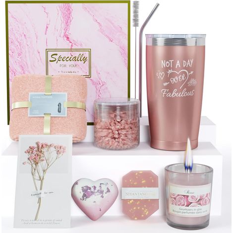 Cadeau Femme, Cadeau Mariage, Anniversaire, Noel, Saint Valentin, Idée Ami, Collègue, Anniversaire - Humour, Coffret Spa relaxant pour femmes (1/5)