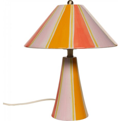 Amadeus - Lampe Zélie rose et or (1/2)