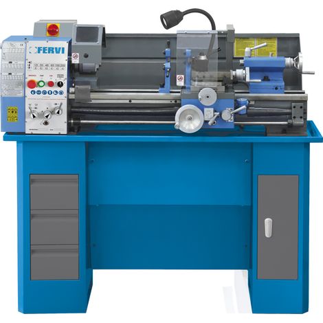 Paralleldrehmaschine 38mm Motor 230V Eisenmetall Fervi t900
