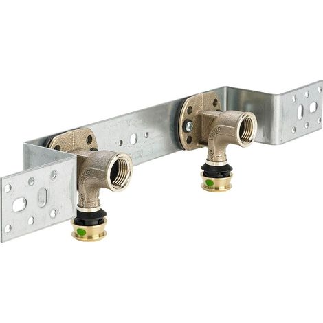 Viega Raxofix-Unidad de montaje, d 16mm, Rp 1/2, Dimensión de referencia 70/100/150 Acero galvanizado Modelo 5321.71, 660659
