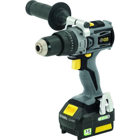 Martillo perforador sin cable XFC-IMPACT2 - Sin escobillas - 18 V - 2 Baterías 3.0 Ah - FAR TOOLS - 216010