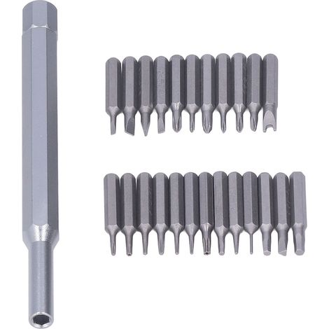 Set mit 24 magnetischen Schraubendreherbits, S2-Legierungsstahl, multifunktionales Schraubendreher-Set mit Präzisionsbohrern (1/5)