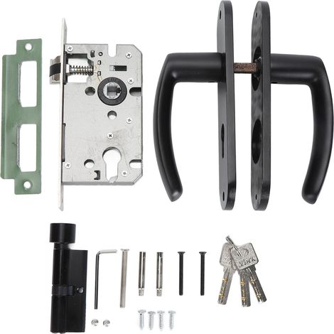 Türgriff und Schloss aus Aluminiumlegierung und (1/5)