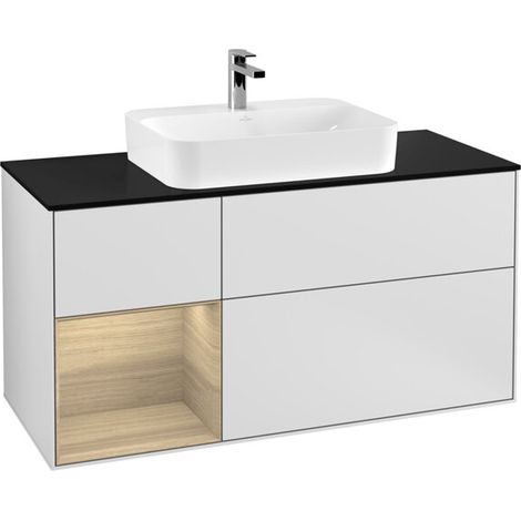 Villeroy & Boch G412PCMT Meuble sous-lavabo Finion G41 (1/2)