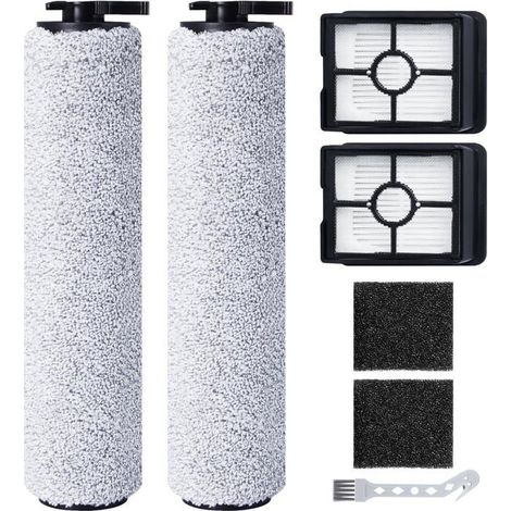 Kit de rechange pour brosse et filtre HEPA 2 rouleaux + 2 filtres + 2 éponges Pour BISSELL CrossWave HF3 (1/5)