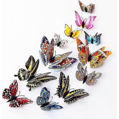 Stickers muraux papillons (assortiment) – décoration (1/4)
