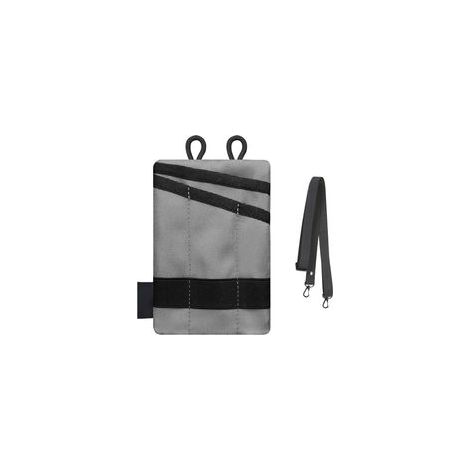 Pochette de ceinture (1 pièce), pochette de rangement pour pièces et cartes, sac de sport, sac multifonction, petite trousse à outils pour le sport, la randonnée, le camping, gris (1/5)