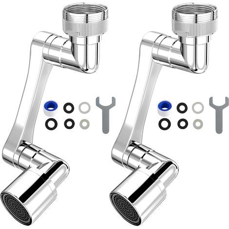 Rallonge de robinet pivotante, rallonge d'évier pivotante robuste, bras pivotant multi-usages universel, (1/5)