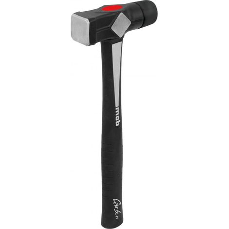 Marteau duo embout caoutchouc noir manche carbon - MOB (1/2)
