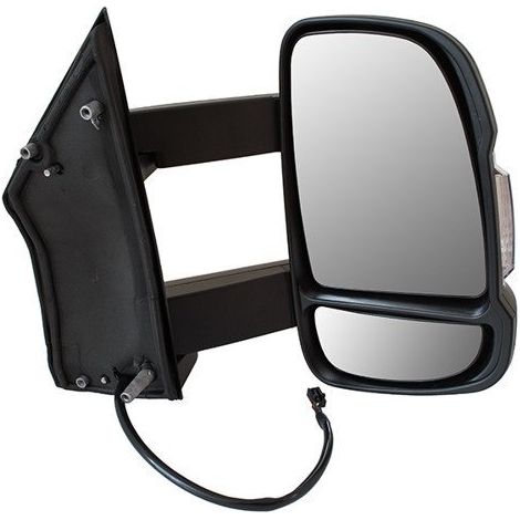 Rétroviseur extérieur électrique chauffant pour Fiat Ducato 2006 – Bras long droit 23 cm – Avec trou pour capteur de température – NEUF