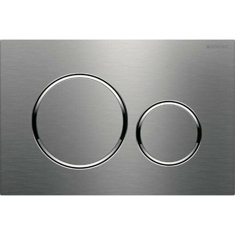 Placca di comando Geberit Sigma 20 115.882.SN.1 - Acciaio Inox Spazzolato