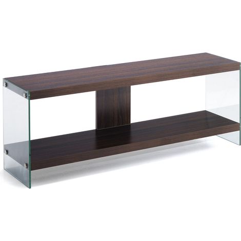 Porta TV effetto legno finitura noce cm. H.45 x L.120 x P.29,5