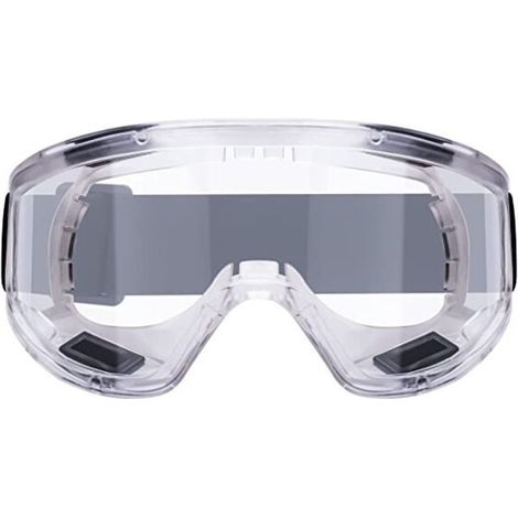 Lunettes de Protection Anti-buée Surlunettes de Sécurité Anti-rayures Idéal pour Bricolage, Chimie, Travaux, Chantiers, (1/5)
