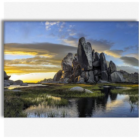 Landscape AUSTRALIA - Tableau Canvas sur châssis en bois - Dimension : 140x100 cm (1/4)