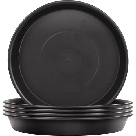 Juego de 5 platillos para plantas, bandejas para macetas de interior, exterior y jardín (14 cm) (1/5)