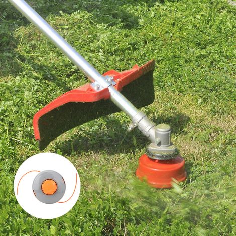 Tête de coupe-bordures, pièces détachées pour tondeuse à gazon, accessoires de jardinage, plastique noir durable (1/5)