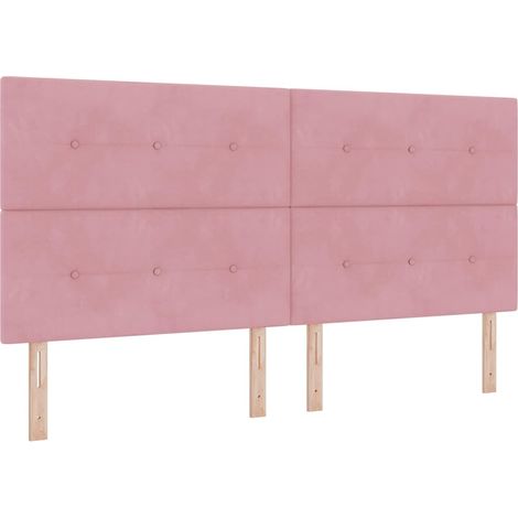 Maison Exclusive - Testiera Rosa 200 cm Velluto