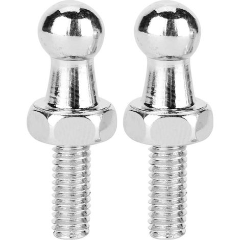 Boulon à billes 8 mm, aluminium CNC, extrémité sphérique M6, pour vérins gaz, capot, lot de 2 pièces, fixation mécanique (1/5)