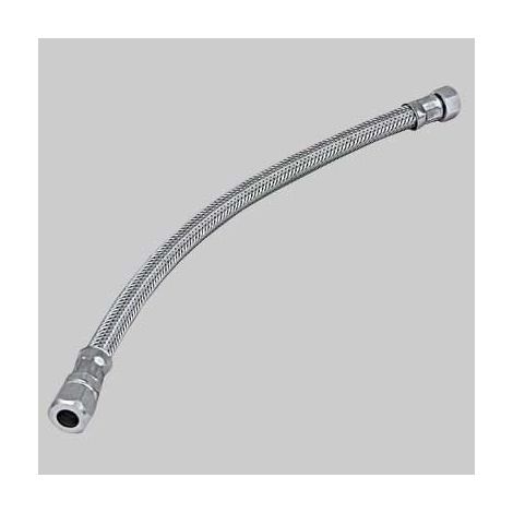 FLESSIBILE INOX CON BICONO FEMMINA - cm 30 F 3/8 x bicono 10
