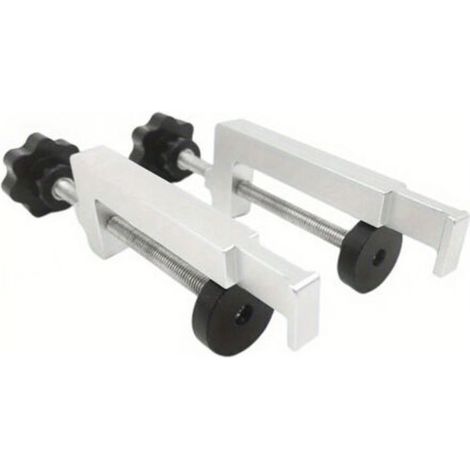 Paires de règles de guidage pour scie circulaire – Pinces en forme de G, barres de guidage précises pour atelier, outils de menuiserie en alliage léger et robuste (1/4)