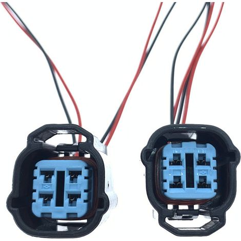 Motorola stepper motor connector, automotive idle speed motor connector, blue square -- JB2171-4P
