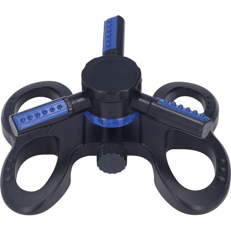 Arroseur de pelouse à rotation automatique à 360 ° de type trifurqué avec raccord rapide pour système d'irrigation d'arrosage de jardin (1/5)
