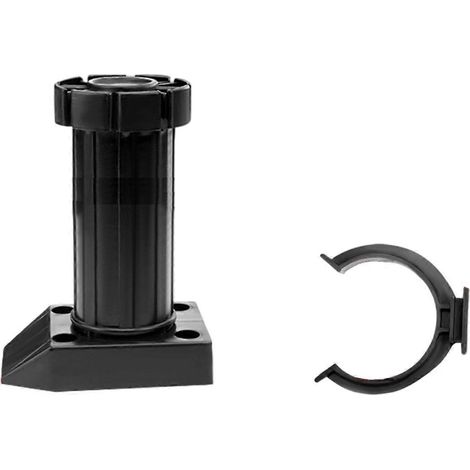 Lot de 4 pieds de support robustes et équilibrés pour la maison, réglables en hauteur, adaptés aux armoires, bases antidérapantes, armoires de rangement de cuisine et de salle de bain, solides et dura (1/5)