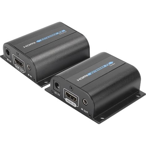 LKV372AE Extender HD 60 m, amplificateur de câble simple vers RJ45 infrarouge large bande, alimentation 100-220 V, prise UE (1/5)