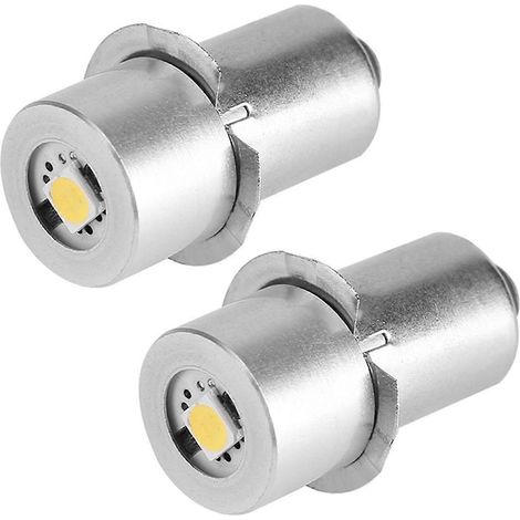 2 x 1 W P13,5 s LED-Taschenlampenlampe, 100–110 lm, 2700–7000 K, Ersatzlampe, Taschenlampenlampe, Notfallarbeit, L (1/5)