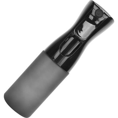 Flacon pulvérisateur rechargeable de 200 ml, pulvérisation continue, convient aux soins capillaires, au jardinage et aux soins de la peau, noir. (1/5)