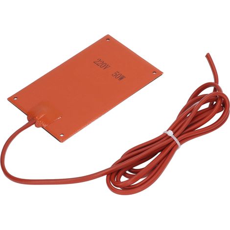 Tapis chauffant électrique 90x150 mm 50W 220V pour armoire de contrôle (1/5)