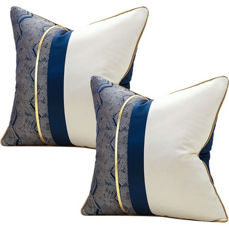 Taies d'oreiller pour canapé, style nordique simple et précis, avec une taie d'oreiller moderne et luxueuse. (1/4)