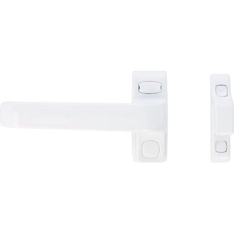 1 Poignée de porte Aluminium 122x70mm Design moderne Pour fenêtre et porte intérieure