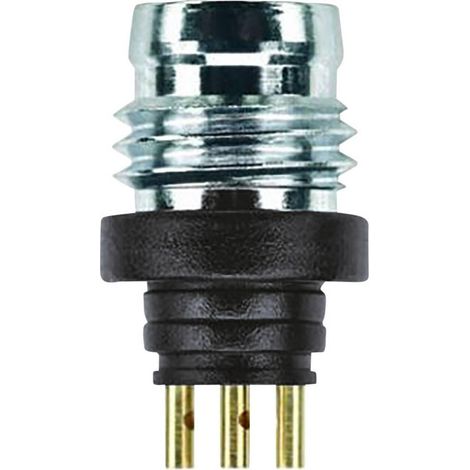 Escha 8008157 Conector Macho Negro IP67 Industrial