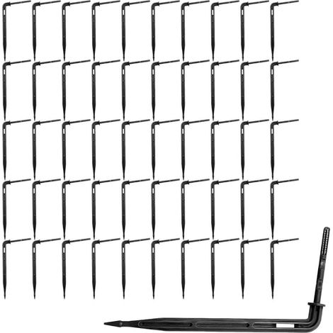 50 goteros de riego, microaspersores de goteo para tuberías de 3/5 mm, goteros de riego, kit de riego, invernadero, herramientas de jardín (1/5)
