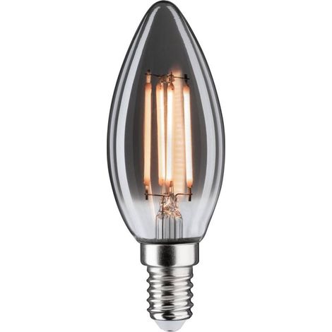 Paulmann LED Kerzenlampe E14 4W rauch Leuchtmittel (1/4)