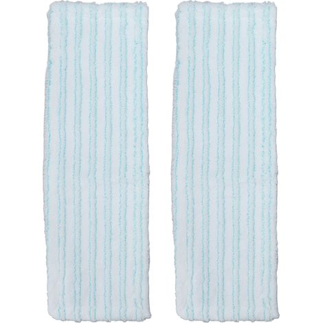 Lot de lingettes de rechange pour balai à franges à haute absorption d'eau, compatibles avec les sols carrelés et en pierre LEIFHEIT (1/5)