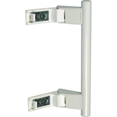 1 Poignée de porte, levier, 2 plaques de recouvrement, pièce détachée, pour réfrigérateur