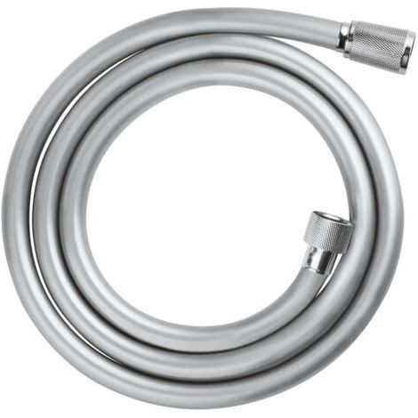 Flexible de douche 1,5 m chromé – Raccord G 1/2' – Résistance à la pression 5 bar – Protection AntiFold – 28741002 (1/3)