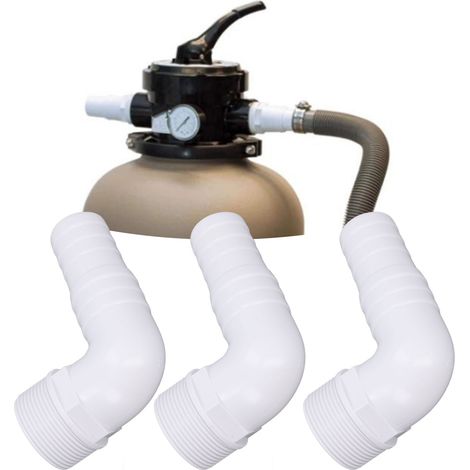Lot de 3 Adaptateurs Angle 90° pour SPX1105Z3/SPX1105Z4/SPX1091Z7, Matière Plastique, Diamètre Connexion 32-38mm (1/5)