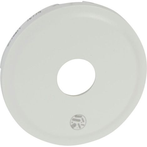 Legrand 067747 Céliane Antimicrobial White Cover for Male/‘'F’' TV Socket (Screw-On)
