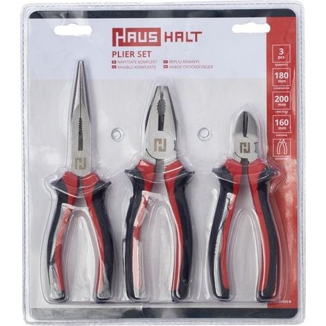Pinzas y tenazas Haushalt set01003-b duraderas ligeras
