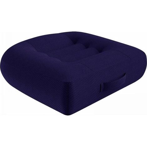 Rehausseur de siège de voiture pour adulte , Coussin orthopédique , 40 x 40 x12 cm , Ergonomique - Pour table à manger, chaises de fauteuil roulant/chaises de jardin/canapé - Bleu (1/4)