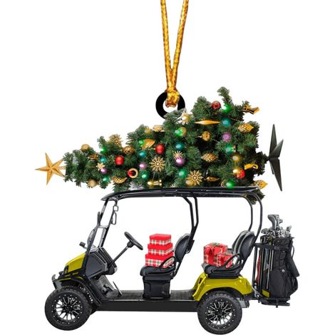 Personalisierte Weihnachtsdekorationen für Türhänger, Autogeschenke und Christbaumschmuck