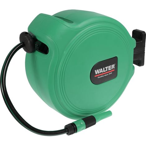 WALTER Gartenschlauch Aufroller 20 m, Wasserschlauch Trommel, Schlauchtrommel (1/5)
